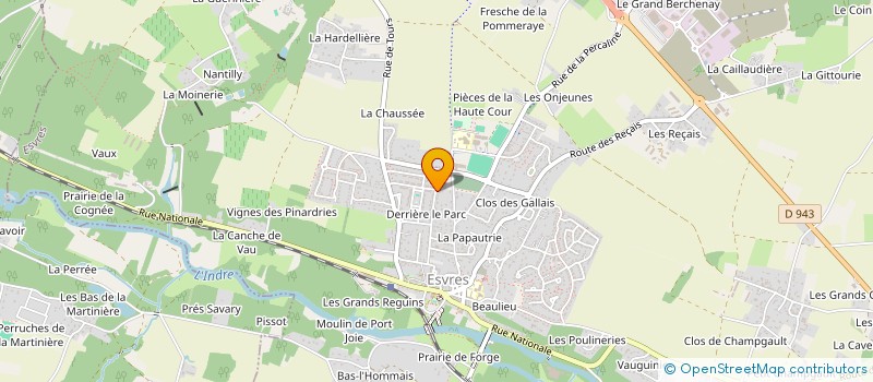 localisation de l'entreprise SCI DU DONJON  ESVRES