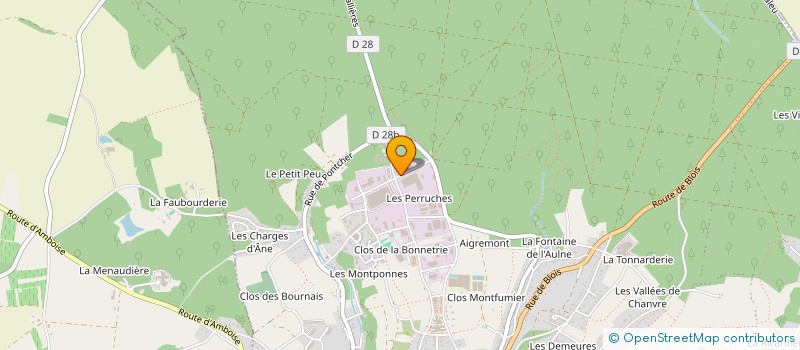 localisation de l'entreprise SCI DU DONJON à MONTRICHARD-VAL-DE-CHER