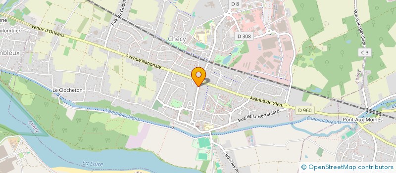 localisation de l'entreprise SCI DU DONJON à CHECY