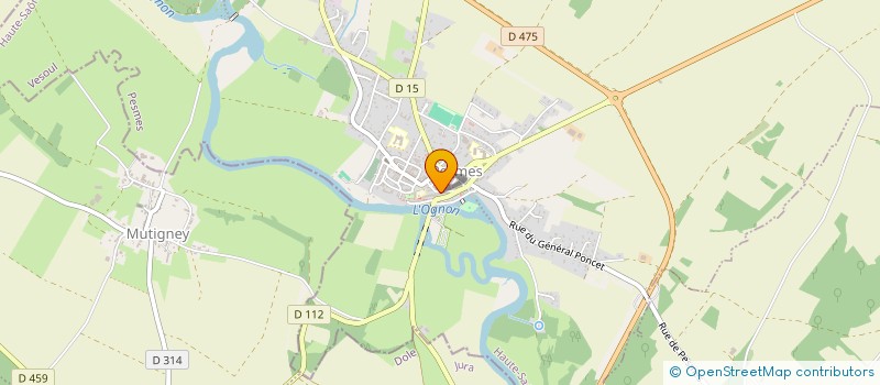 localisation de l'entreprise SCI DU DONJON  PESMES