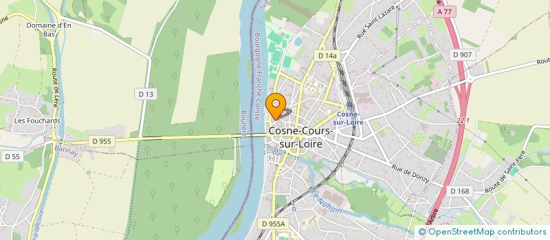 localisation de l'entreprise SCI DU DONJON à COSNE-COURS-SUR-LOIRE