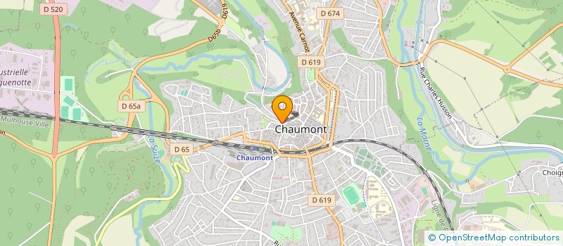 localisation de l'entreprise SCI DU DONJON à CHAUMONT