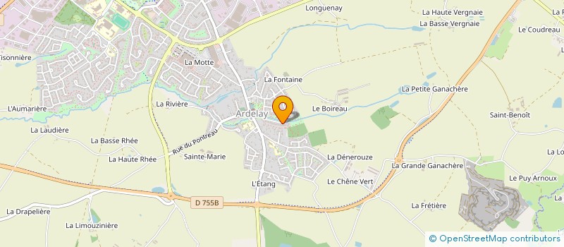 localisation de l'entreprise SCI DU DONJON à LES HERBIERS