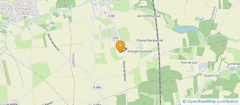 localisation de l'entreprise SCI DU DONJON DE JUIS  SAVIGNEUX