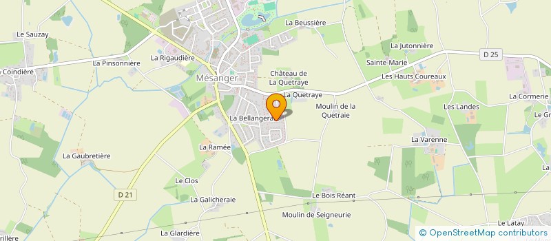 localisation de l'entreprise SCI DU DONNEAU  MESANGER