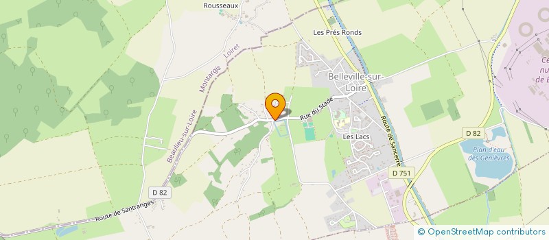 localisation de l'entreprise SCI DU DORDON  BELLEVILLE-SUR-LOIRE