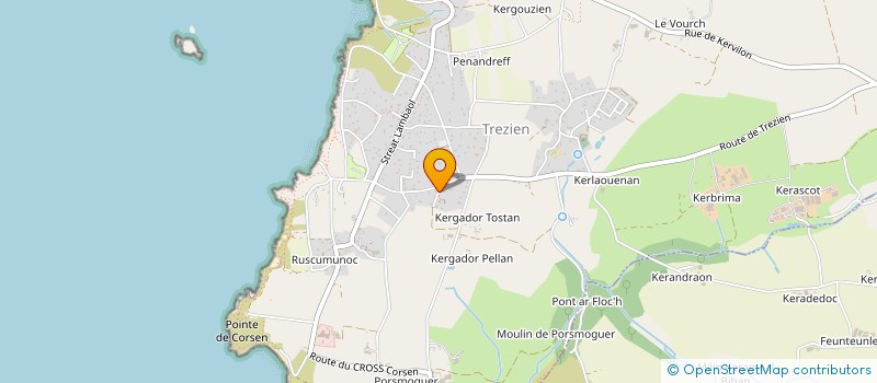 localisation de l'entreprise SCI DU DORLAN  PLOUARZEL