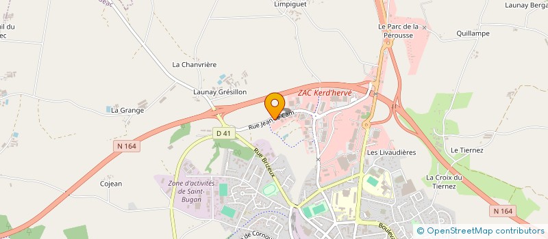 localisation de l'entreprise SCI DU DORRI à LOUDEAC