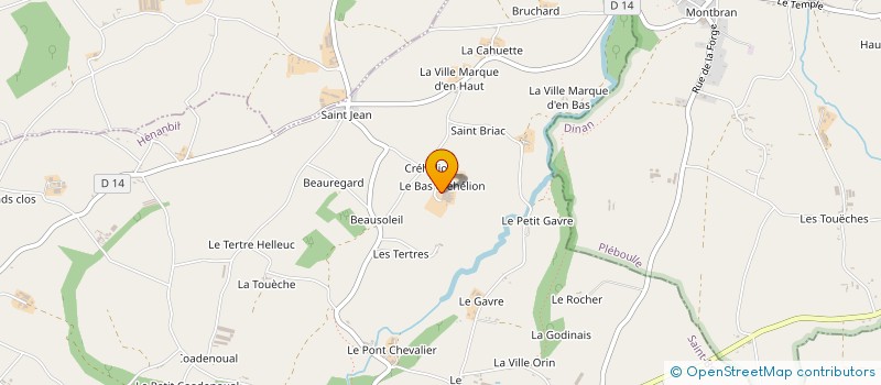 localisation de l'entreprise SCI DU DOS D'ANE  HENANBIHEN