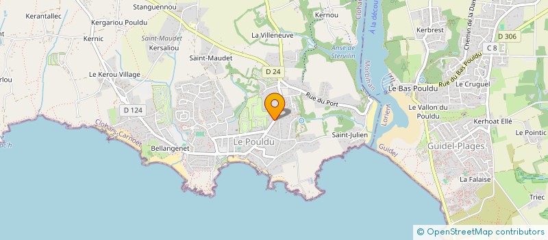 localisation de l'entreprise SCI DU DOUAR-ROUZ  CLOHARS-CARNOET