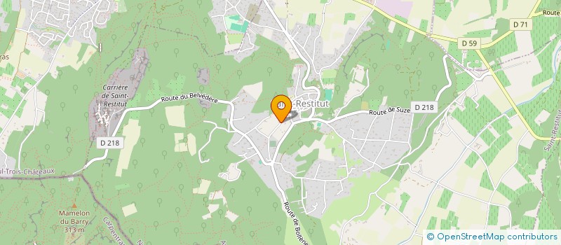 localisation de l'entreprise SCI DU DOUAU  SAINT-RESTITUT