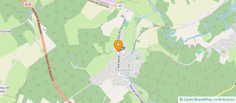 localisation de l'entreprise SCI DU DOUBLE A  RAINVILLERS