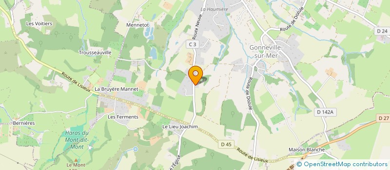 localisation de l'entreprise SCI DU DOUET  GONNEVILLE-SUR-MER