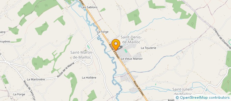 localisation de l'entreprise SCI DU DOUET COQUET  SAINT-DENIS-DE-MAILLOC