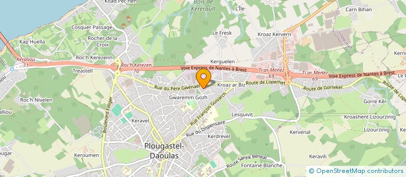 localisation de l'entreprise SCI DU DOURIC  LOPERHET