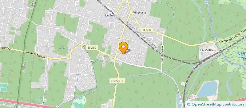 localisation de l'entreprise SCI DU DOYEN  LE TEICH