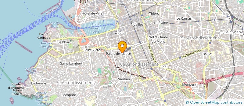 localisation de l'entreprise SCI DU DR CAUVIN à MARSEILLE