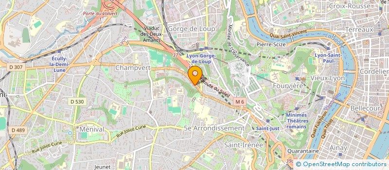 localisation de l'entreprise SCI DU DR FURBACHER  LYON