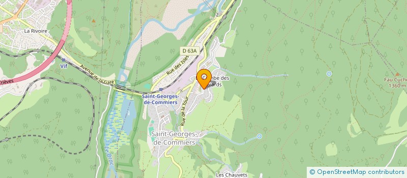 localisation de l'entreprise SCI DU DRAC  SAINT-GEORGES-DE-COMMIERS