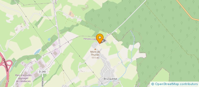 localisation de l'entreprise SCI DU DRAGON  HESDIN-L'ABBE