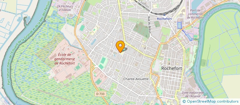 localisation de l'entreprise SCI DU DRESSAGE  ROCHEFORT