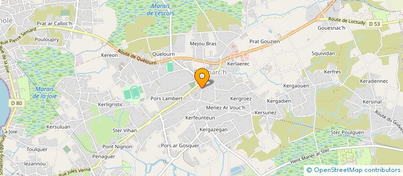 localisation de l'entreprise SCI DU DROUGDEN  PENMARCH