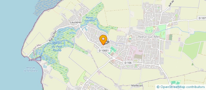 localisation de l'entreprise SCI DU DUC  NIEUL-SUR-MER