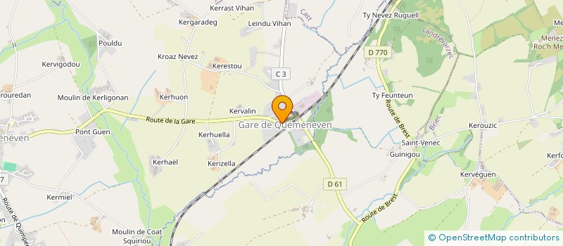 localisation de l'entreprise SCI DU DUC  QUEMENEVEN