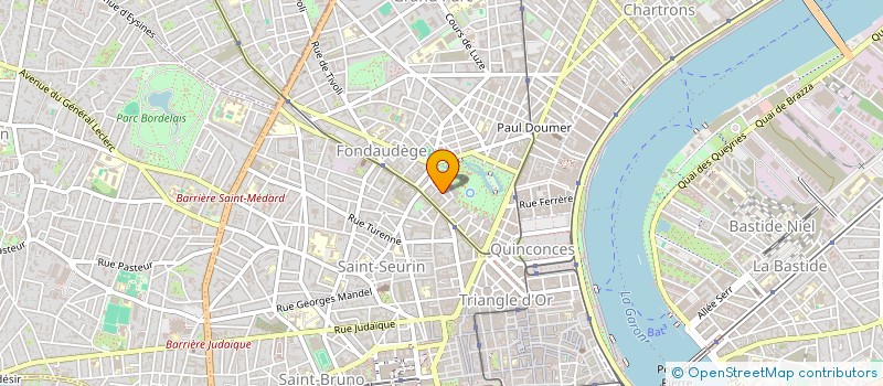 localisation de l'entreprise SCI DU DUC D'EPERNON  BORDEAUX