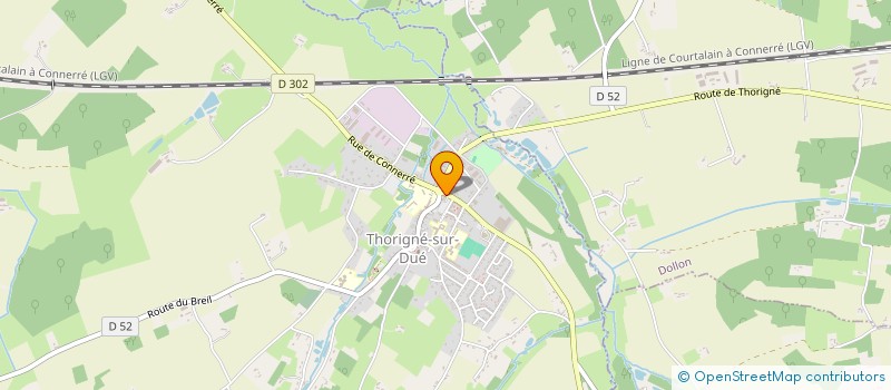 localisation de l'entreprise SCI DU DUE  THORIGNE-SUR-DUE