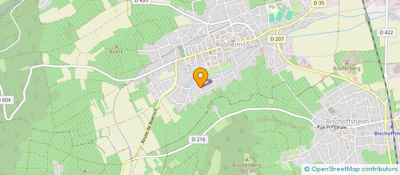 localisation de l'entreprise SCI DU DUPLEX DES TANNEURS  ROSHEIM