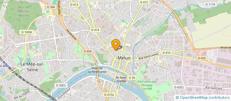 localisation de l'entreprise SCI DU FABLIER  MELUN