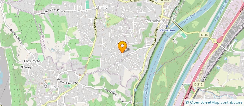 localisation de l'entreprise SCI DU FADO  CHARLY