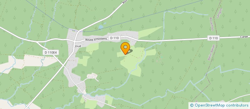 localisation de l'entreprise SCI DU FAISAN NOIR  BELIN-BELIET