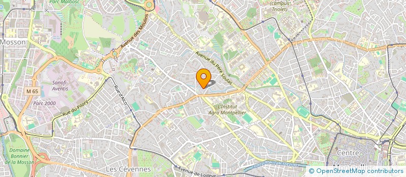 localisation de l'entreprise SCI DU FALGA à MONTPELLIER