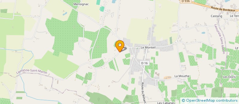 localisation de l'entreprise SCI DU FALGUEYRAT  LAMONZIE-SAINT-MARTIN