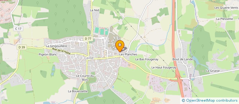 localisation de l'entreprise SCI DU FAR OUEST  LAILLE