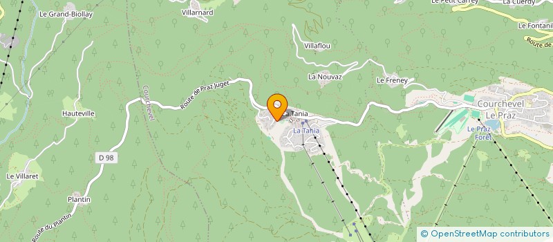 localisation de l'entreprise SCI DU FARCON à COURCHEVEL