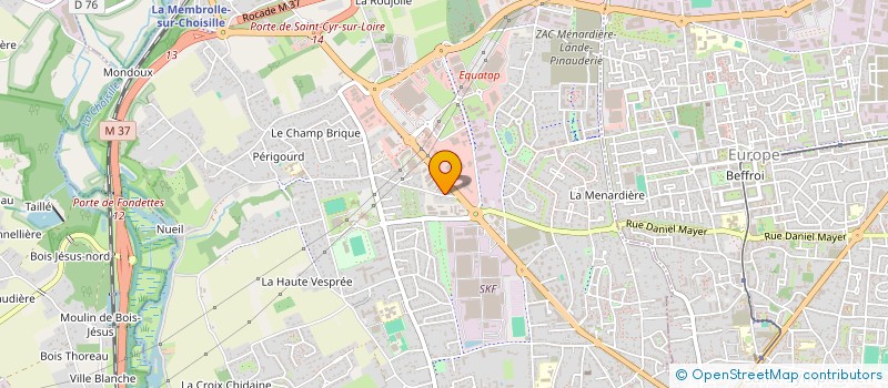localisation de l'entreprise SCI DU FARDIER  SAINT-CYR-SUR-LOIRE