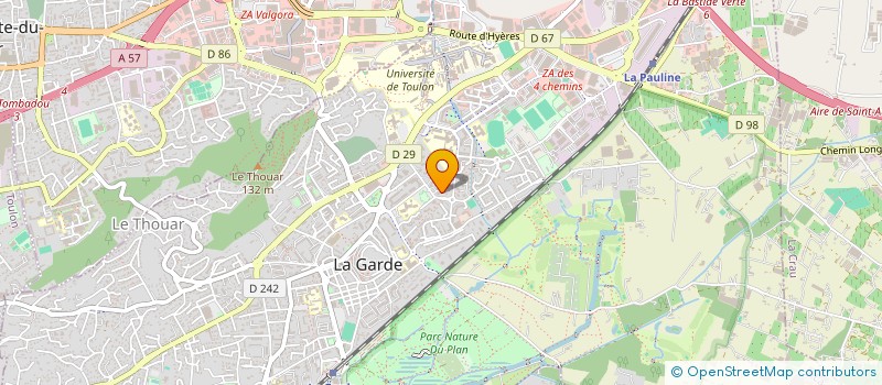localisation de l'entreprise SCI DU FARON à LA GARDE