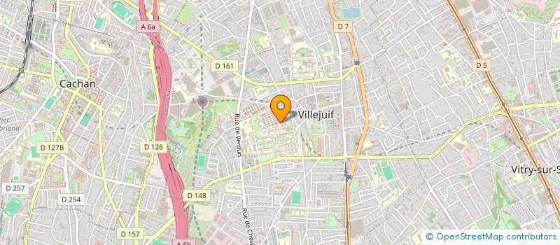 localisation de l'entreprise SCI DU FARY à VILLEJUIF