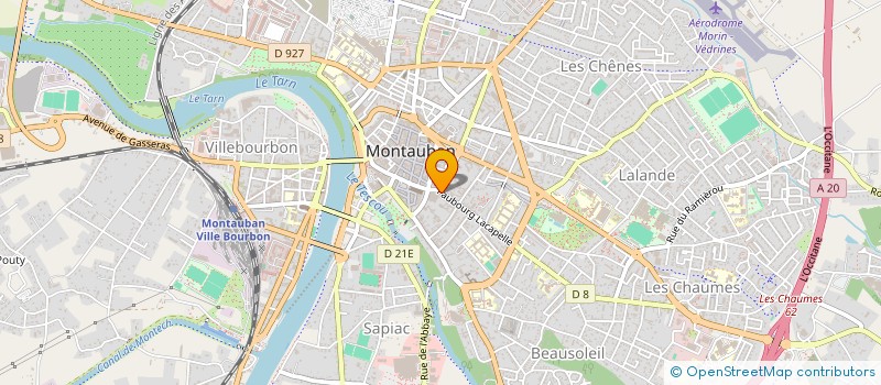 localisation de l'entreprise SCI DU FAUBOURG 119  MONTAUBAN