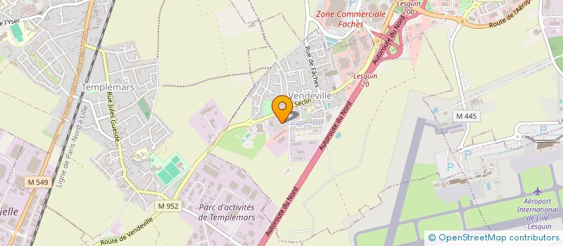 localisation de l'entreprise SCI DU FAUBOURG 201  VENDEVILLE