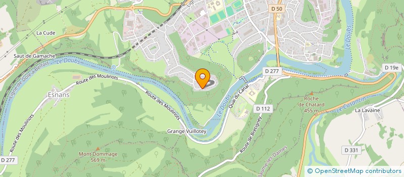 localisation de l'entreprise SCI DU FAUBOURG 212  BAUME-LES-DAMES