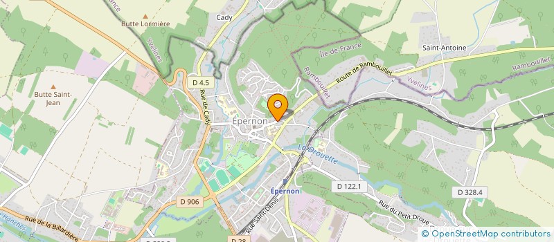localisation de l'entreprise SCI DU FAUBOURG à EPERNON