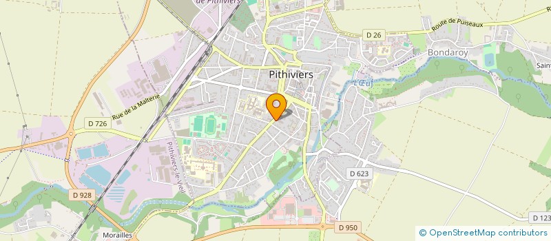 localisation de l'entreprise SCI DU FAUBOURG à PITHIVIERS