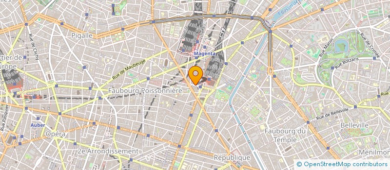 localisation de l'entreprise SCI DU FAUBOURG  PARIS