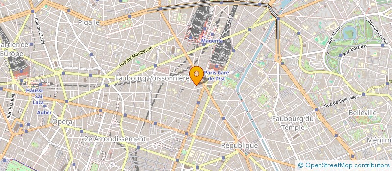 localisation de l'entreprise SCI DU FAUBOURG  PARIS