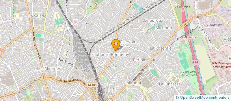 localisation de l'entreprise SCI DU FAUBOURG à TOULOUSE