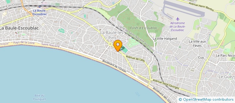 localisation de l'entreprise SCI DU FAUBOURG  LA BAULE-ESCOUBLAC